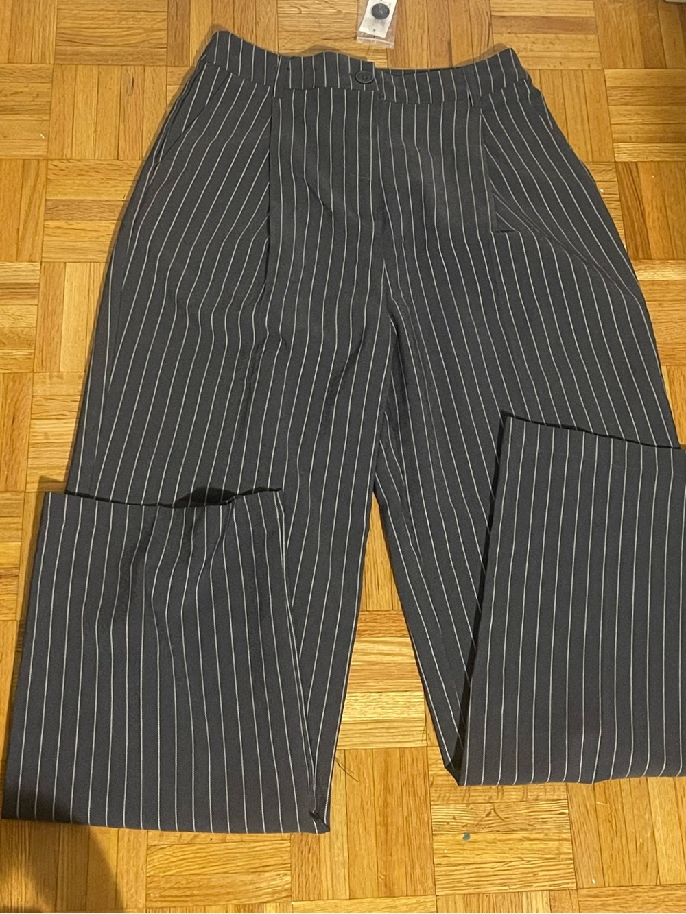 Aeropostale Black Pinstripe Men's Dress Pants